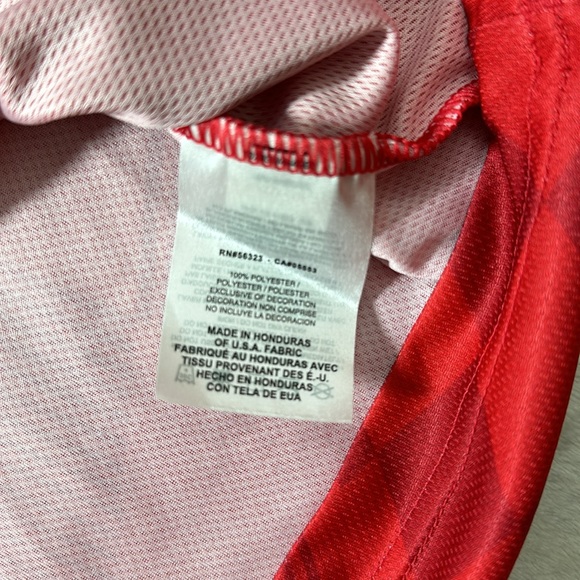 Nike Cornell University Men’s Lacrosse Jersey Red and White #27 Size Large - Picture 6 of 7